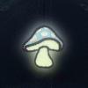 imageDALIX Mushroom Embroidered Glow in The Dark Hat Dad Hat Cotton Baseball CapNavy Blue