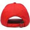 imageDALIX Mushroom Embroidered Glow in The Dark Hat Dad Hat Cotton Baseball CapRed