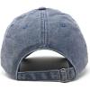 imageDALIX Mushroom Embroidered Glow in The Dark Hat Dad Hat Cotton Baseball CapWashed Navy Blue