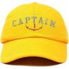 imageDALIX Captain Embroidered Dad Cap Cotton Baseball Hat MenGold