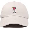 imageDALIX Cosmo Embroidered Cap Cotton Cosmopolitan Baseball Cute Cool Dad Hat WomensBeige