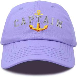 imageDALIX Captain Embroidered Dad Cap Cotton Baseball Hat MenLavender