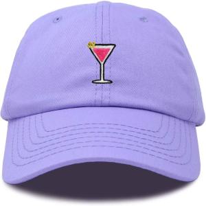 imageDALIX Cosmo Embroidered Cap Cotton Cosmopolitan Baseball Cute Cool Dad Hat WomensLavender