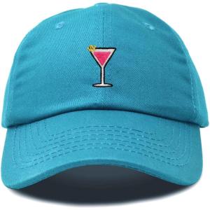 imageDALIX Cosmo Embroidered Cap Cotton Cosmopolitan Baseball Cute Cool Dad Hat WomensTeal