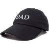 imageDALIX Embroidered Mom and Dad Hat Washed Cotton Baseball CapDad  Black