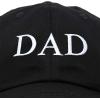 imageDALIX Embroidered Mom and Dad Hat Washed Cotton Baseball CapDad  Black