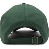 imageDALIX Embroidered Mom and Dad Hat Washed Cotton Baseball CapDad  Dark Green