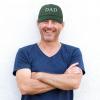 imageDALIX Embroidered Mom and Dad Hat Washed Cotton Baseball CapDad  Dark Green