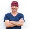 imageDALIX Embroidered Mom and Dad Hat Washed Cotton Baseball CapDad  Maroon