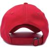 imageDALIX Embroidered Mom and Dad Hat Washed Cotton Baseball CapDad  Red