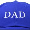 imageDALIX Embroidered Mom and Dad Hat Washed Cotton Baseball CapDad  Royal Blue