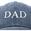 imageDALIX Embroidered Mom and Dad Hat Washed Cotton Baseball CapDad  Washed Navy Blue
