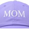 imageDALIX Embroidered Mom and Dad Hat Washed Cotton Baseball CapMom  Lavender
