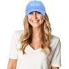 imageDALIX Embroidered Mom and Dad Hat Washed Cotton Baseball CapMom  Light Blue