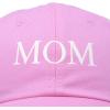 imageDALIX Embroidered Mom and Dad Hat Washed Cotton Baseball CapMom  Lightpink