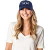 imageDALIX Embroidered Mom and Dad Hat Washed Cotton Baseball CapMom  Navy Blue