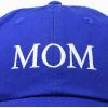 imageDALIX Embroidered Mom and Dad Hat Washed Cotton Baseball CapMom  Royal Blue