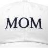 imageDALIX Embroidered Mom and Dad Hat Washed Cotton Baseball CapMom  White