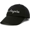 imageDALIX Los Angeles Baseball Cap Mens Womens Hats LA Black