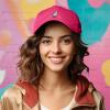imageDALIX Pigeon Embroidered Cap Cotton Baseball Dad Hat for Men ampamp Women Casual CoolHot Pink