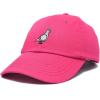 imageDALIX Pigeon Embroidered Cap Cotton Baseball Dad Hat for Men ampamp Women Casual CoolHot Pink