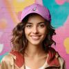 imageDALIX Pigeon Embroidered Cap Cotton Baseball Dad Hat for Men ampamp Women Casual CoolLight Pink