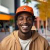 imageDALIX Pigeon Embroidered Cap Cotton Baseball Dad Hat for Men ampamp Women Casual CoolOrange