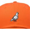 imageDALIX Pigeon Embroidered Cap Cotton Baseball Dad Hat for Men ampamp Women Casual CoolOrange