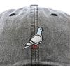 imageDALIX Pigeon Embroidered Cap Cotton Baseball Dad Hat for Men ampamp Women Casual CoolWashed Black