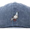 imageDALIX Pigeon Embroidered Cap Cotton Baseball Dad Hat for Men ampamp Women Casual CoolWashed Navy Blue