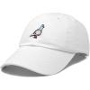 imageDALIX Pigeon Embroidered Cap Cotton Baseball Dad Hat for Men ampamp Women Casual CoolWhite