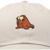 imageDALIX Walrus Embroidery Dad Hat Baseball Cap Mens WomensBeige
