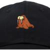 imageDALIX Walrus Embroidery Dad Hat Baseball Cap Mens WomensBlack