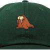imageDALIX Walrus Embroidery Dad Hat Baseball Cap Mens WomensDark Green