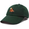 imageDALIX Walrus Embroidery Dad Hat Baseball Cap Mens WomensDark Green