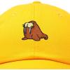 imageDALIX Walrus Embroidery Dad Hat Baseball Cap Mens WomensGold
