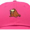 imageDALIX Walrus Embroidery Dad Hat Baseball Cap Mens WomensHot Pink