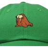 imageDALIX Walrus Embroidery Dad Hat Baseball Cap Mens WomensKelly Green