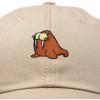 imageDALIX Walrus Embroidery Dad Hat Baseball Cap Mens WomensKhaki