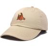 imageDALIX Walrus Embroidery Dad Hat Baseball Cap Mens WomensKhaki
