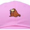 imageDALIX Walrus Embroidery Dad Hat Baseball Cap Mens WomensLight Pink