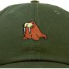 imageDALIX Walrus Embroidery Dad Hat Baseball Cap Mens WomensOlive