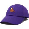 imageDALIX Walrus Embroidery Dad Hat Baseball Cap Mens WomensPurple