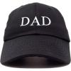 imageDALIX Embroidered Mom and Dad Hat Washed Cotton Baseball CapDad  Black
