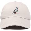 imageDALIX Pigeon Embroidered Cap Cotton Baseball Dad Hat for Men ampamp Women Casual CoolBeige