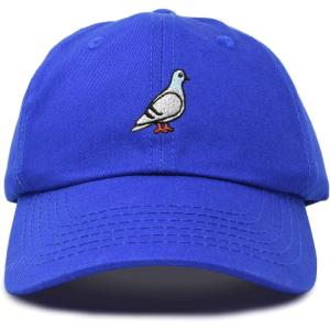 imageDALIX Pigeon Embroidered Cap Cotton Baseball Dad Hat for Men ampamp Women Casual CoolRoyal Blue