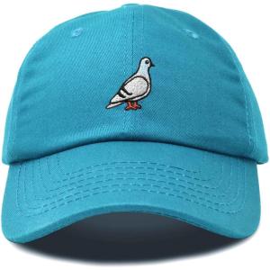 imageDALIX Pigeon Embroidered Cap Cotton Baseball Dad Hat for Men ampamp Women Casual CoolTeal