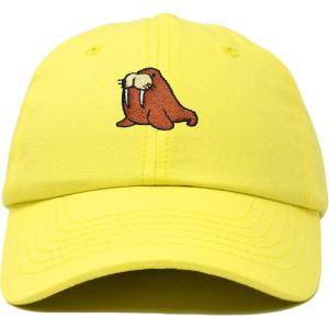 imageDALIX Walrus Embroidery Dad Hat Baseball Cap Mens WomensMinion Yellow