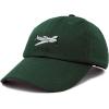 imageAviator Airplane Ball Cap Embroidered HatDark Green