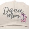 imageDALIX Dance Mom Hat Support Daughter Embroidered Cotton CapBeige